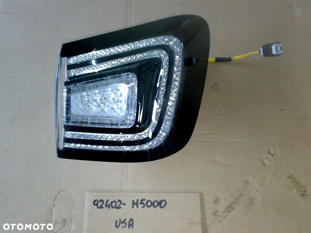 hyundai nexo 2018 - lampa tylna tył prawa idealna led usa - 1