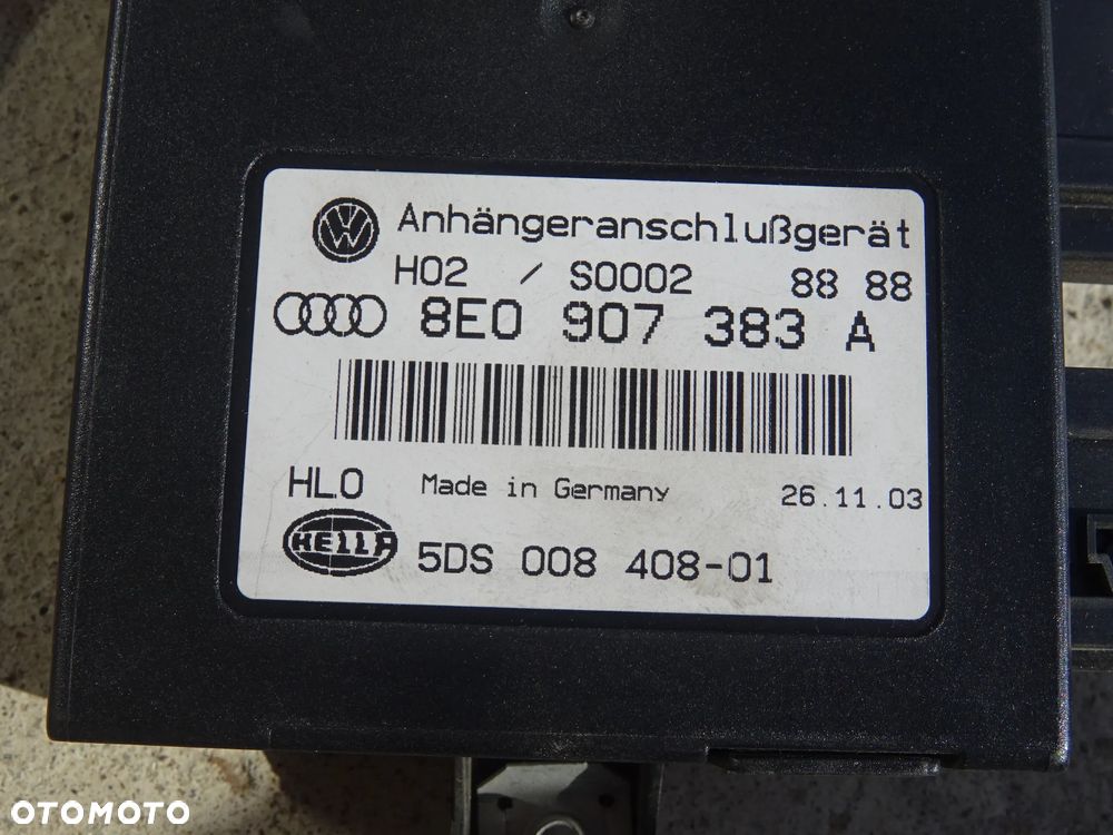 VW TOURAN HAK HOLOWNICZY ORIS BELKA MODUŁ HAKA WIĄZKA ELEKTRYCZNA GNIAZDO PRZYCZEPY - 8