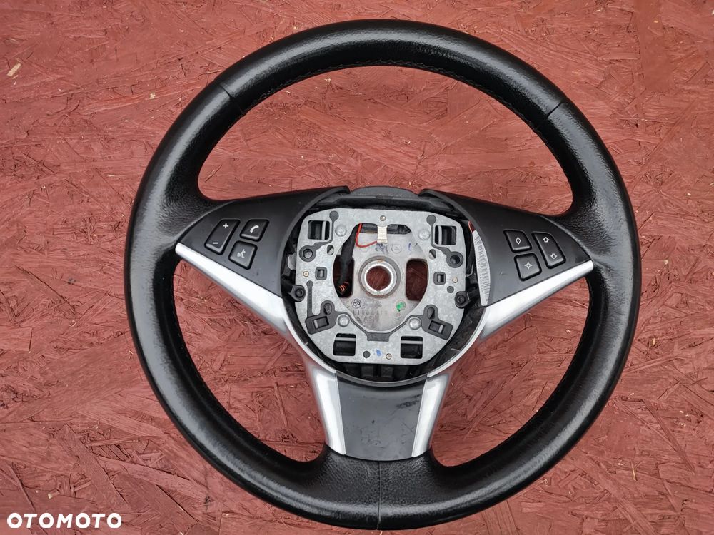 BMW E60 / E61 / E63 / E64 ORYGINALNA KIEROWNICA SPORT / SPORTOWA MULTIFUNKCYJNA PALONA NA PRZYCISK START - STOP POLIFTOWA LCI W BDB STANIE + PODUSZKA POW. AIR-BAG O NR. 6 774 458 / 0 430 361 / 6 770 064 / 0 409 259 OEM - 6