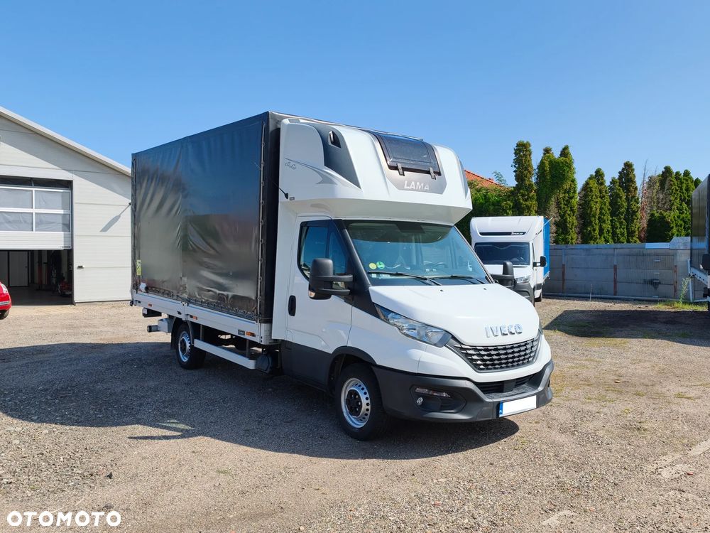 Iveco DAILY 35S18 WINDA DHOLLANDIA BAR 750KG FIRNA PLANDEKA 9EP KLAPA BEZWYPADKOWY SERWISOWANY FV23% - 3