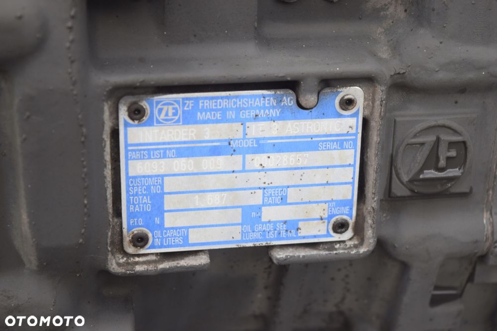 SKRZYNIA BIEGÓW DAF CF ZF 12AS2331TD Z INTARDEREM - 6