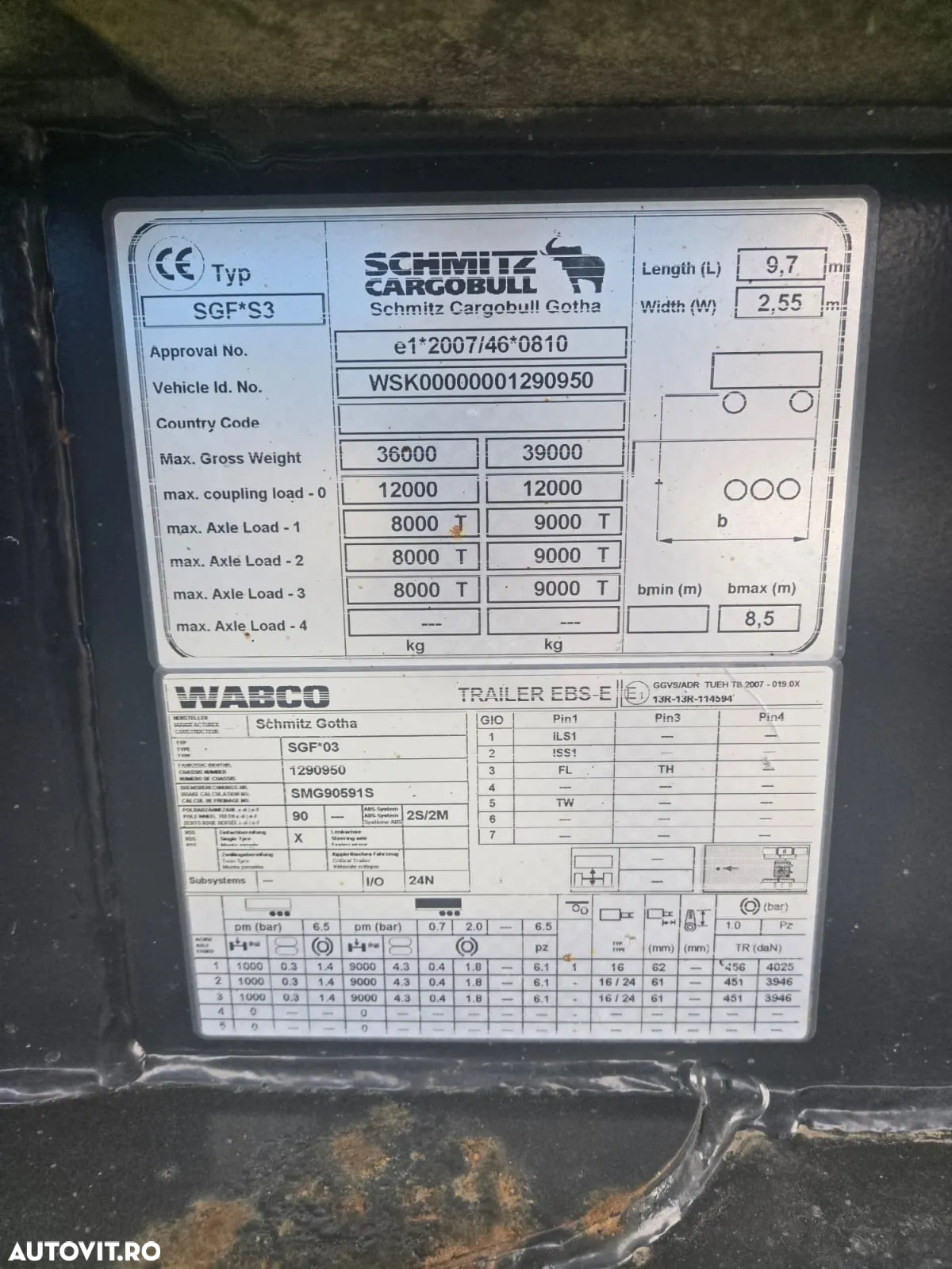 Schmitz Cargobull SGF S3 - 8