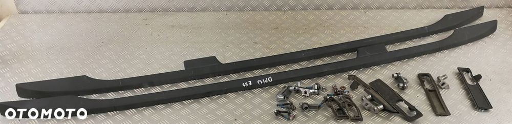 relingi dachowe dachu listwy czarne komplet BMW X5 E53 LIFT - 1