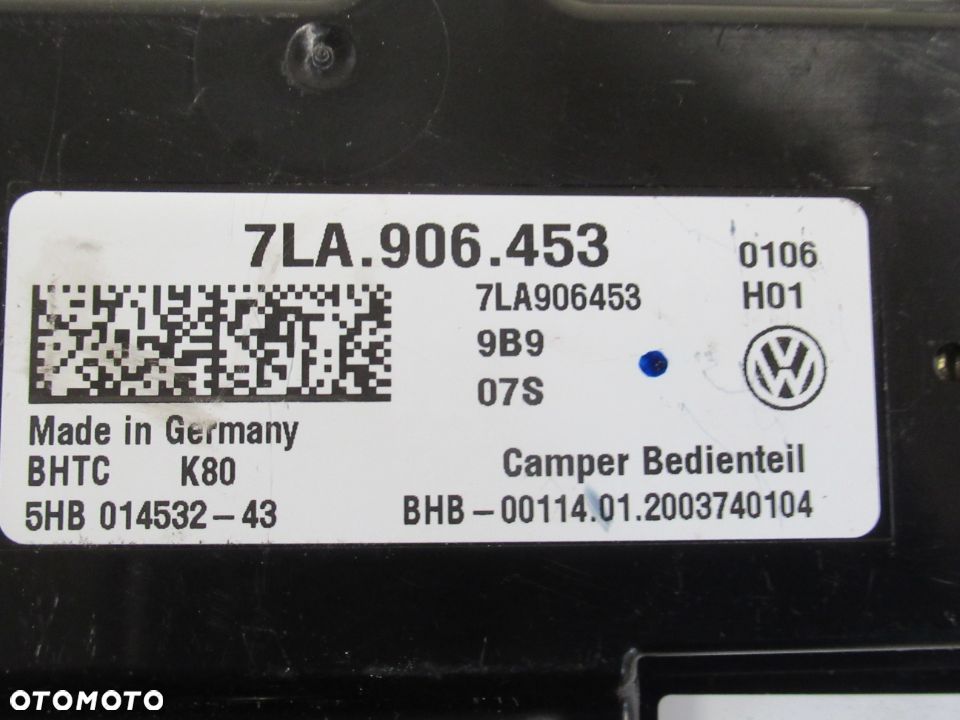 WYŚWIETLACZ PANEL STEROWANIA NAWIEWU KLIMATYZACJI VW T6 CALIFORNIA - 4