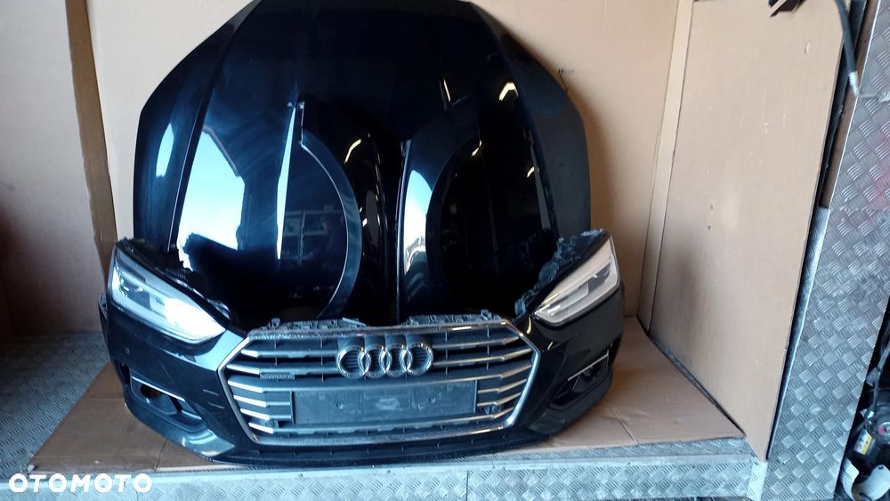 AUDI A5 8W F5 PRZÓD LY9T MASKA ZDERZAK BŁOTNIKI LAMPY CHŁODNICE