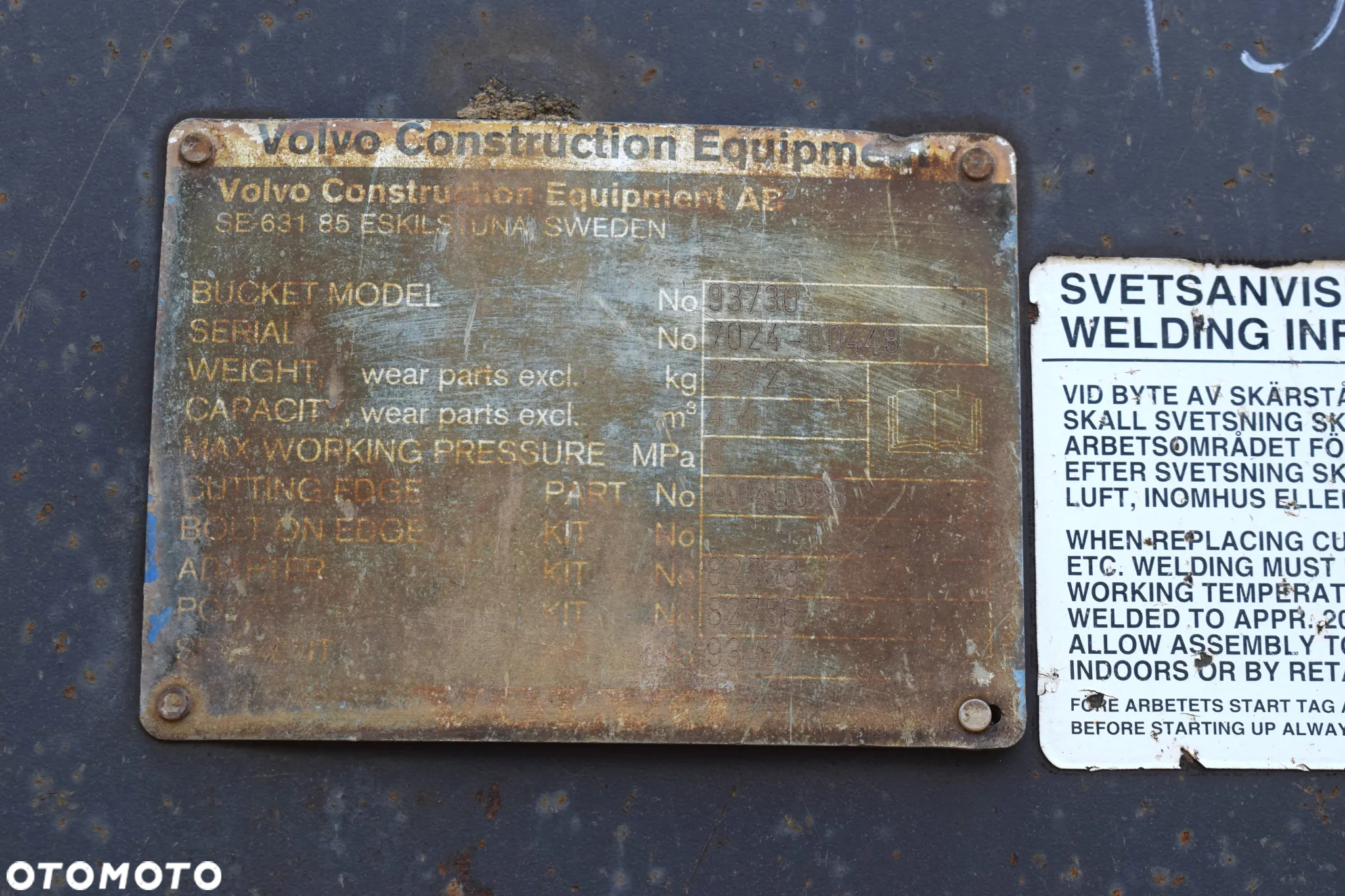 Łyżka ładowarkowa 4.4 m3 Volvo L180 3.2 m szer. - 29