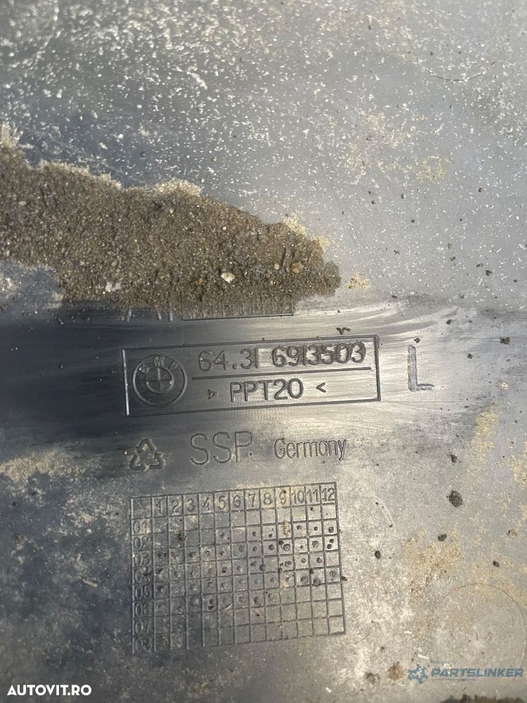 Capac carcasa filtru polen BMW 6 E63 2004 - 2010 5.0 M S85 B50 A 6913503 - 2