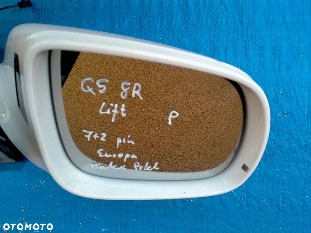 Audi Q5 8R LIFT Lusterko PRAWE 9 pin LS9R / ASYSSTENT / EUROPA / ORYGIAŁ - 2