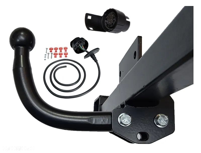 HAK HOLOWNICZY+WIĄZKA13PIN MITSUBISHI L200 LONG LWB WERSJA PRZEDŁUŻANA LONG MAXI DŁUGI - 4