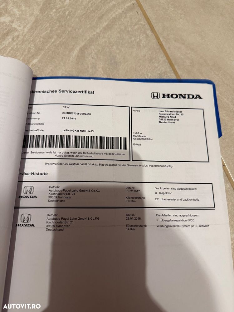 Honda CR-V 2.0i-VTEC 2WD City Edition - 4