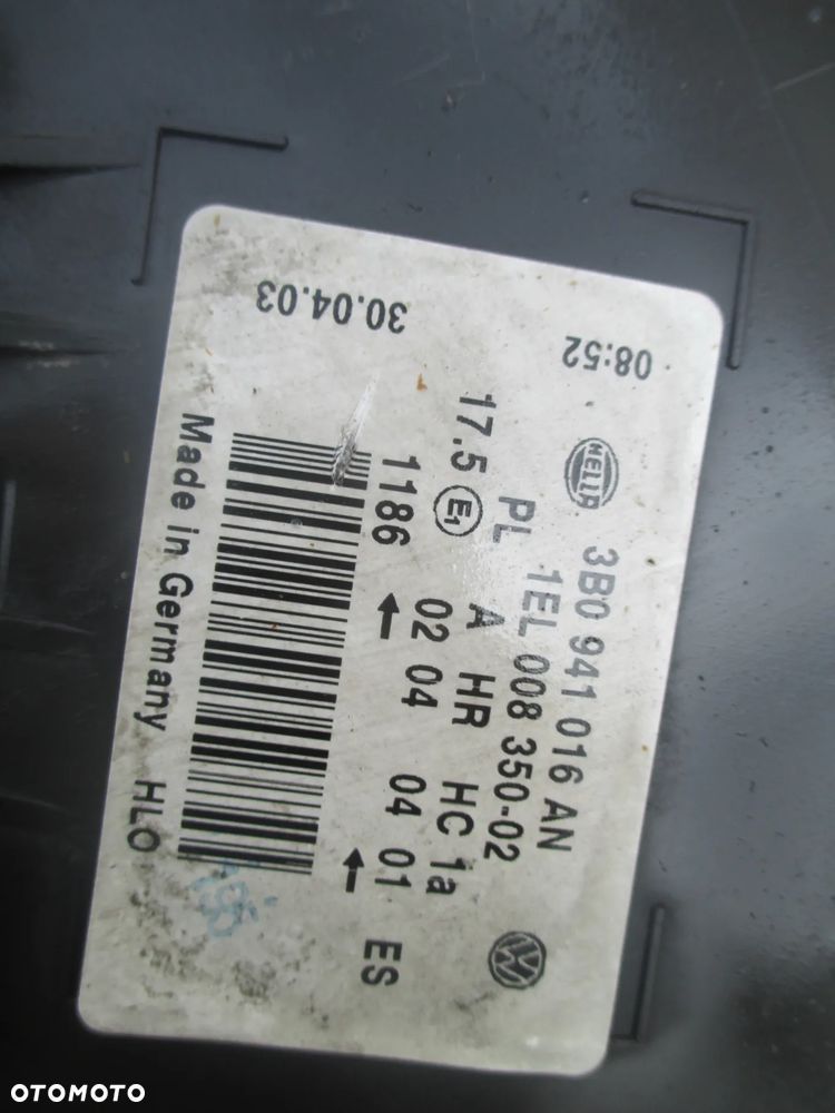 lampa prawa VW Passat B5 LIFT Hella Europa - 6