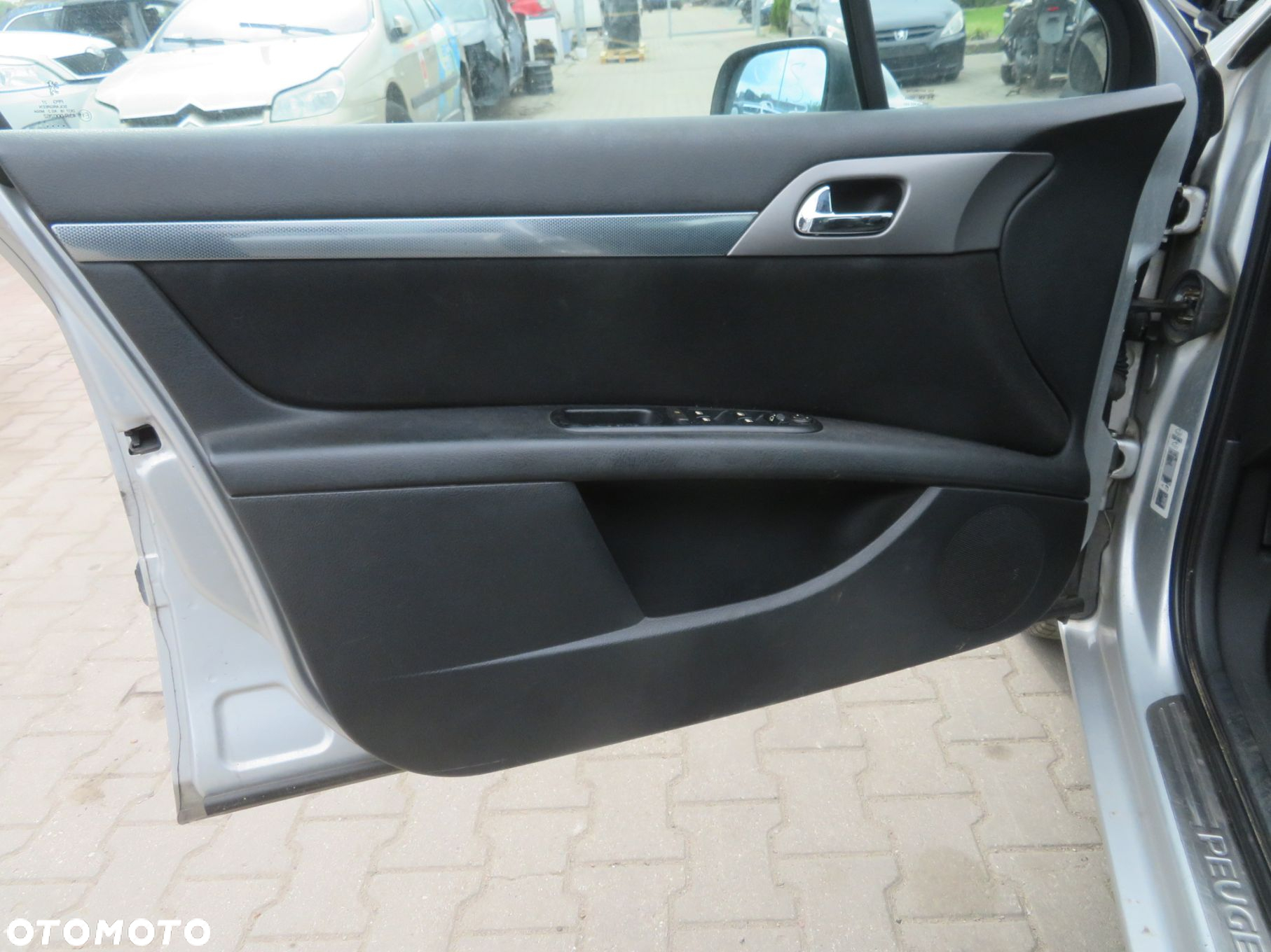 DRZWI PRZEDNIE LEWE 407 SW KOMBI EZRC  SREBRNY PEUGEOT 2004-2007 - 6