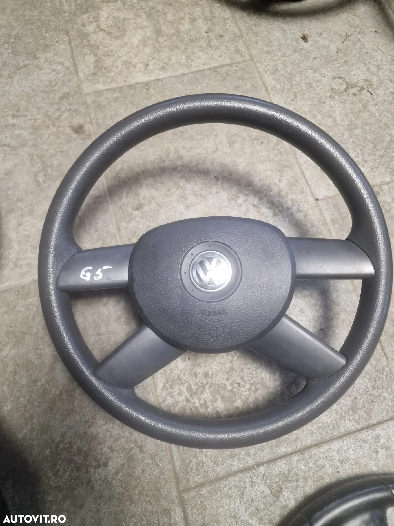 Volan cu padele comenzi si airbag Vw Golf 5,Touran, Vw t5,Seat Altea - 5