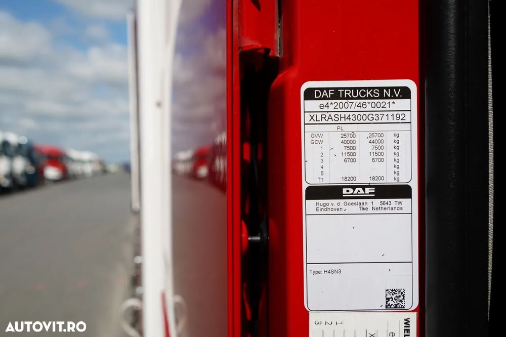 DAF XF 480 / SOLÓWKA / SSC / 6X2 / PUNTE RIDICATĂ / WIELTON / TRANSPORT / - 36