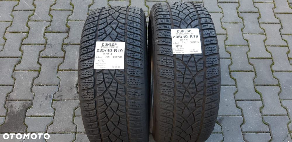 Opony Dunlop 235 40 R19