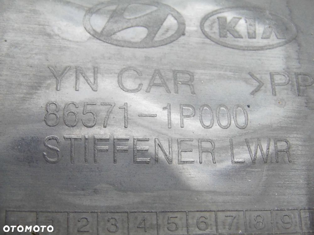 PŁYTA LISTWA OSŁONA POD ZDERZAK 86571-1P000 KIA VENGA PRZEDNIA ORYGINAŁ - 8