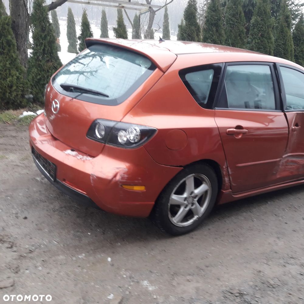 Mazd 3 BK 03-09 Drzwi tylne lewe z szyba  tył w kolor - 6