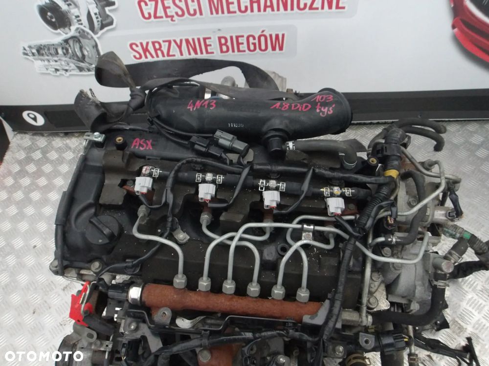 SILNIK KOMPLETNY MITSUBISHI ASX 1.8 DID 4N13 12r. 150KM BEZ FAZ 103 TYS - 2