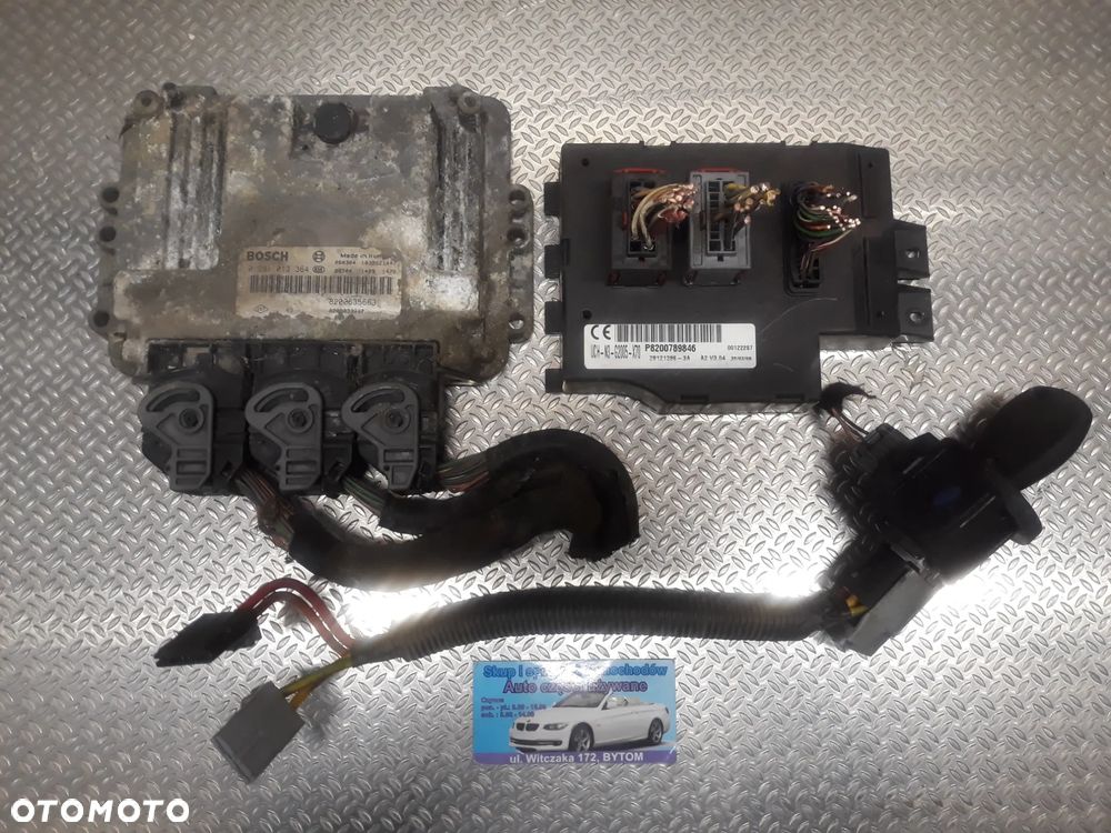 ZESTAW STARTOWY RENAULT MASTER II 2,5 DCI STEROWNIK  0281013368  8200635663 - 1
