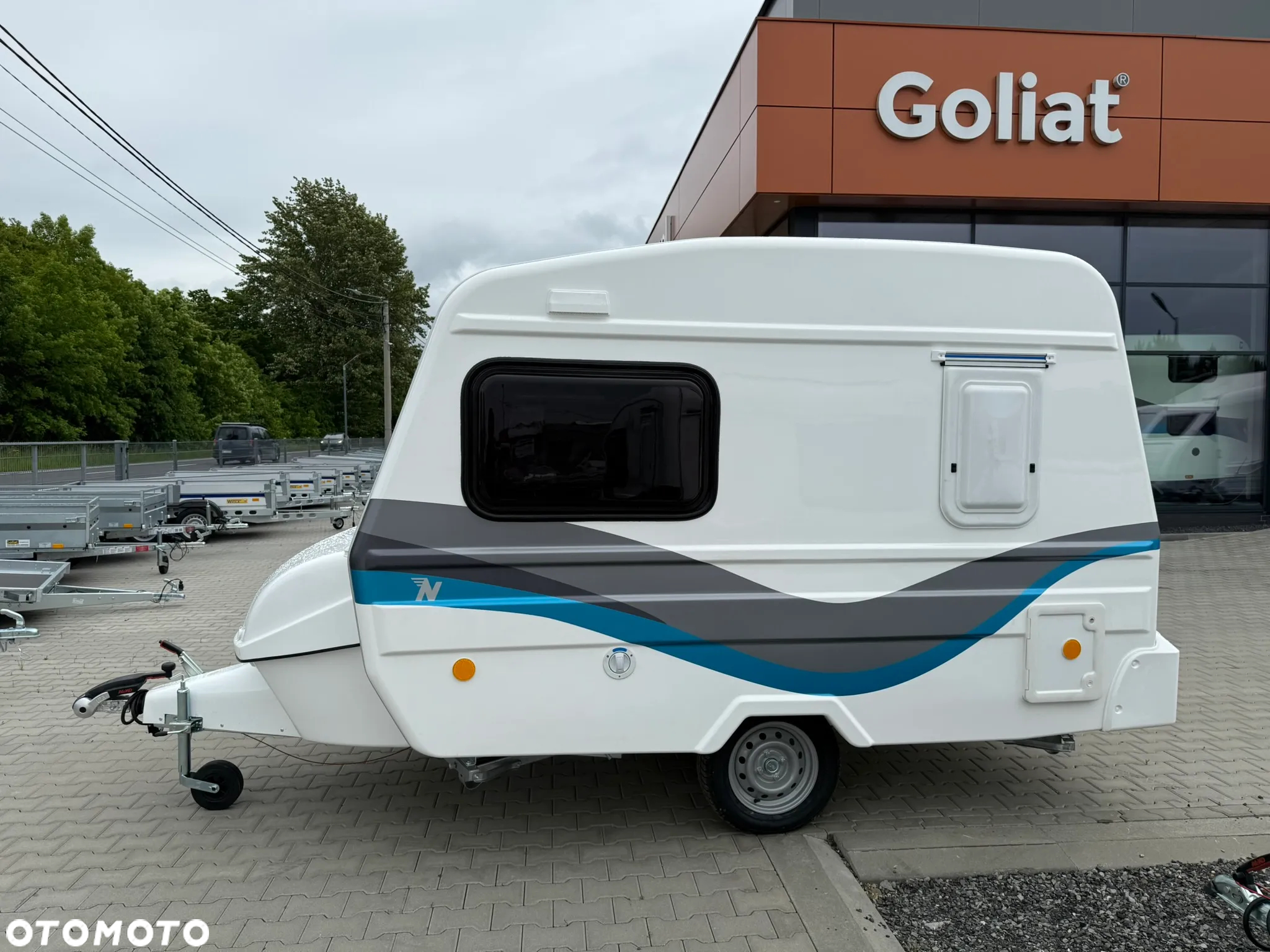 Niewiadów Przyczepa kempingowa NIEWIADÓW N-126NTL ntl lub NT 750kg kemping z łazienką 2 lub 3 osoby - 2