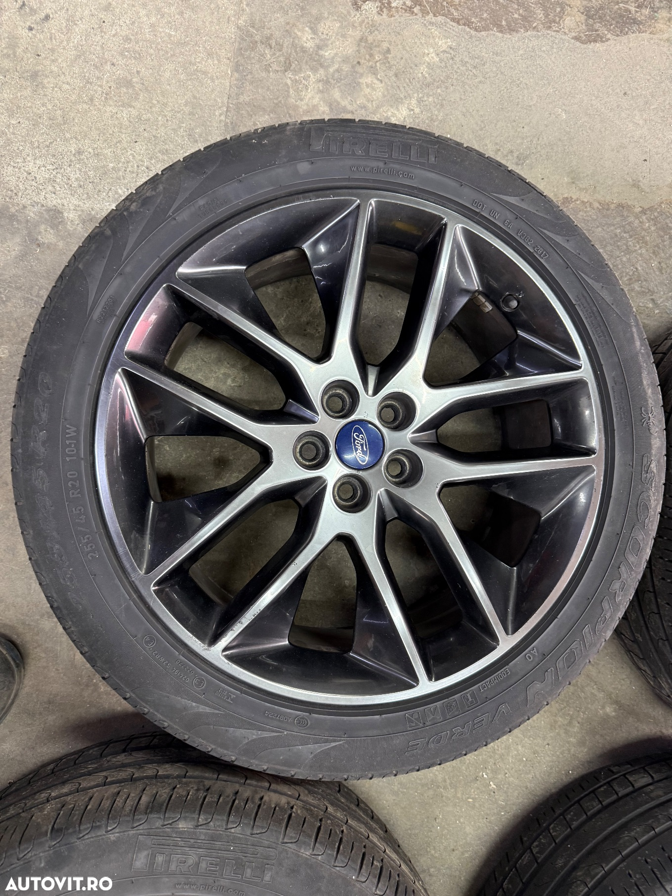 Set jante aliaj FORD EDGE 2 an 2015-2023 cu cauciucuri vara 255/45R20 Pirelli - 6