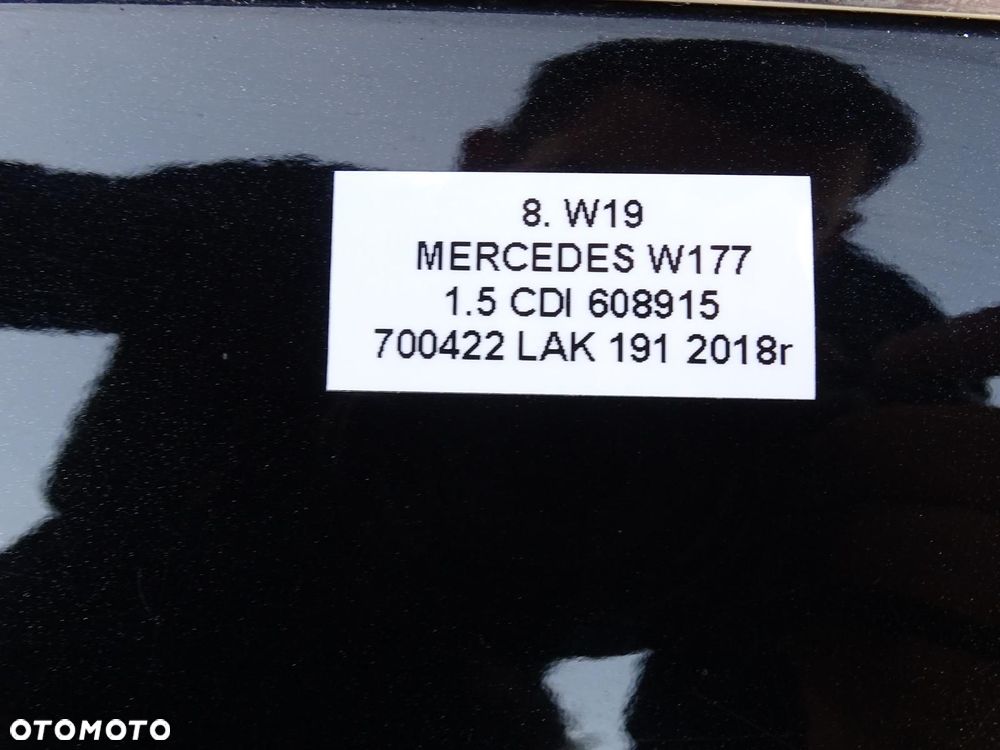 DRZWI LEWY PRZÓD LEWE PRZEDNIE LAKIER 191 MERCEDES A-KLASA W177 18-23r - 15