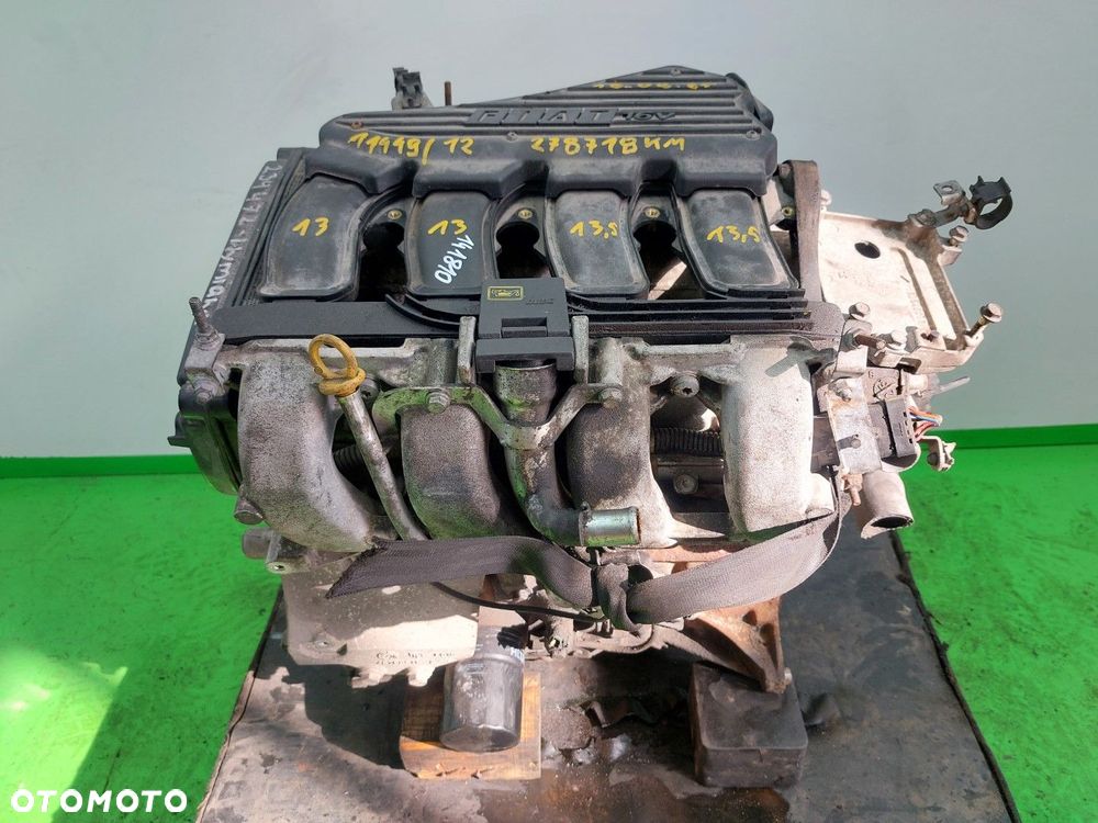 Silnik słupek benzyna WTRYSKI  Fiat Stilo 1.6 16V 103KM 2001-2007R 287TYŚ - 1