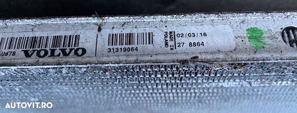 Radiator apa cutie manuala Volvo V40 2012+ 31319064 - 2