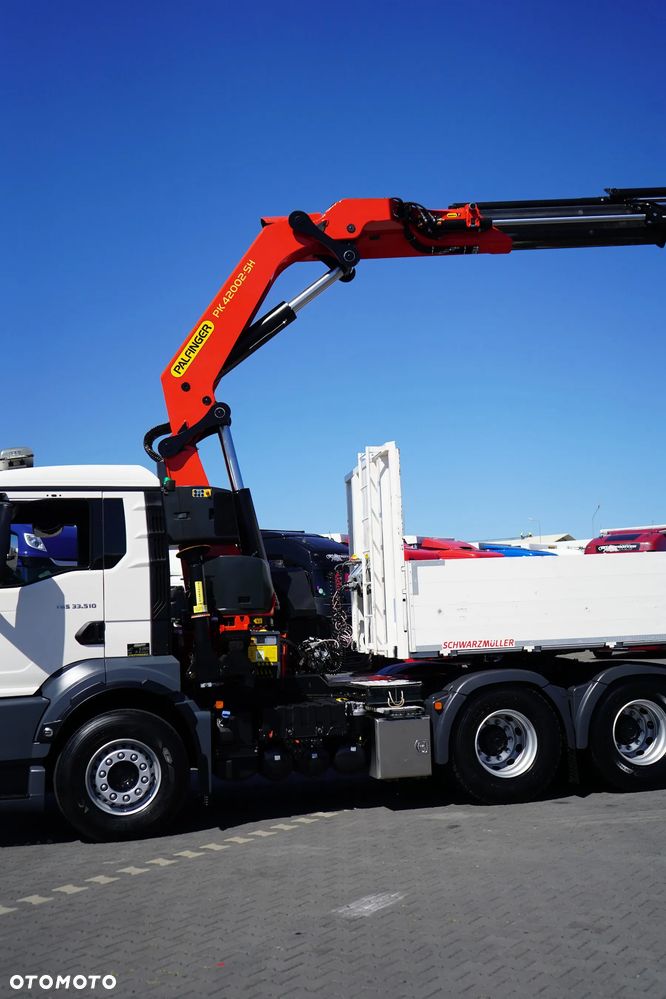 MAN TGS 33.510 / 6 X 4 / HDS PALFINGER PK 42 002 SH-E / WYSIĘG 17 M - 24