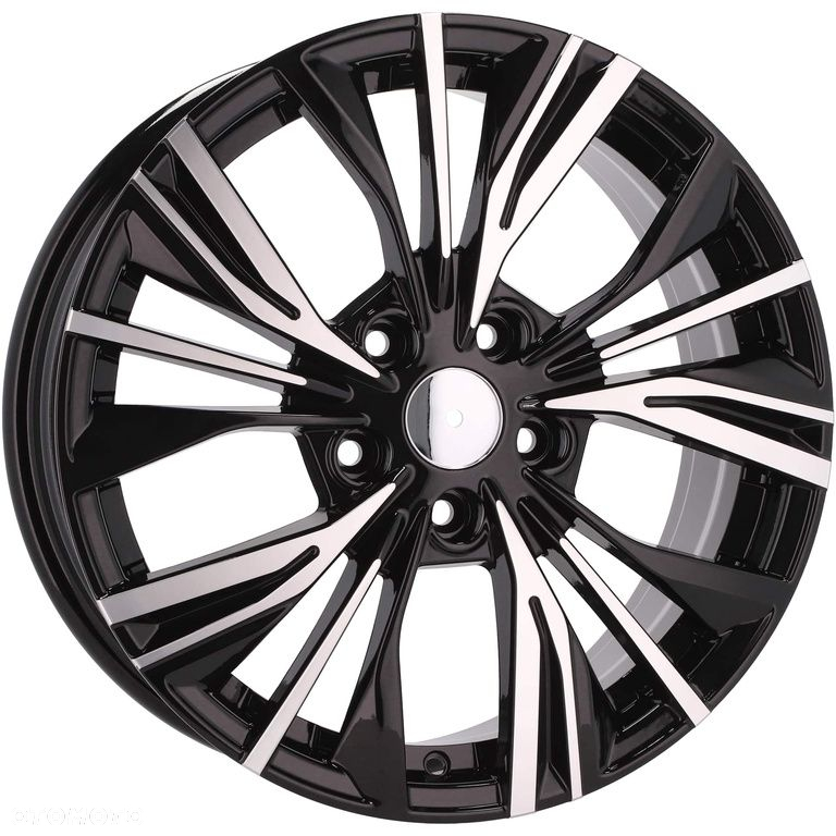 4x Felgi 17 m.in. do NISSAN Qashqai J10 J11 J12 X-TRAIL Juke F15 F16 RENAULT Megane - FE224 (QC1550) - 3