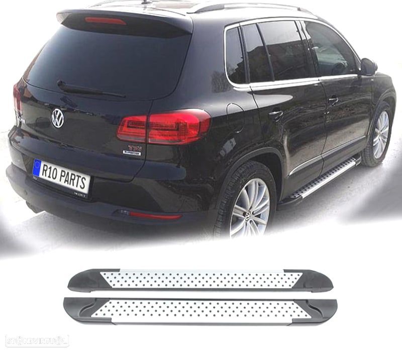 ESTRIBOS LATERAIS VOLKSWAGEN VW TIGUAN 07-12 AÇO - 1