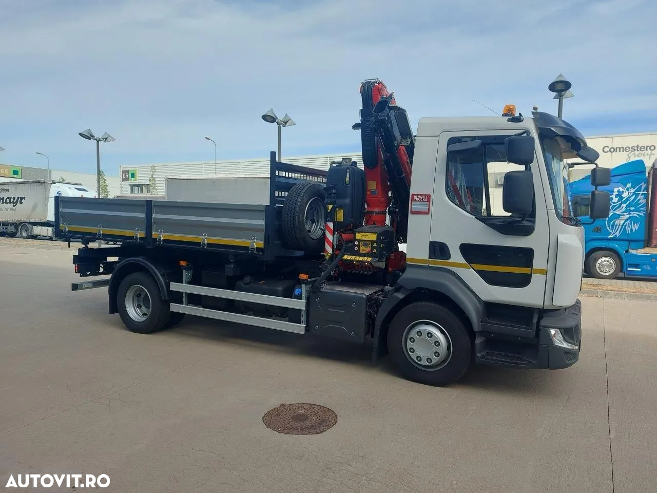 Renault D210 Basculanta+macara - 6