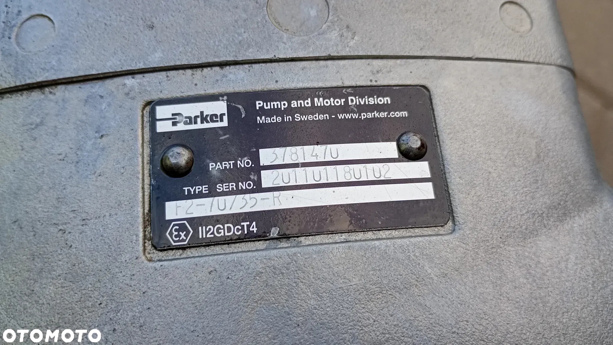 Pompa Hydrauliczna PARKER 3781470 PRZYSTAWKA Scania Hydraulika - 2