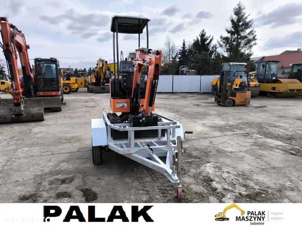 Inny Mini koparka JPC KV 12  OTWARTA , 2025 rok NOWA + PRZYCZEPKA - 8