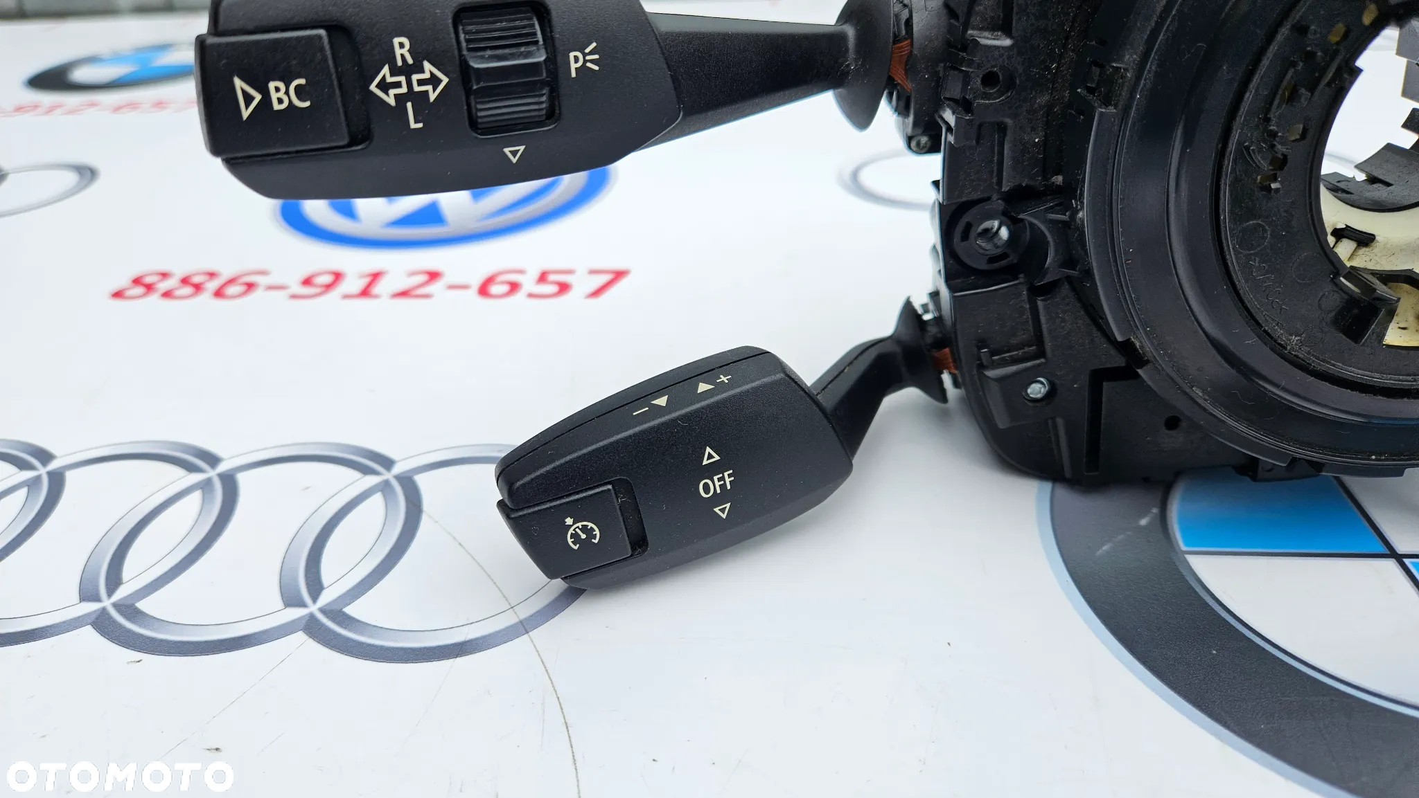 BMW X6 E71 LIFT LCI Manetki Przełącznik Zespolony Taśma Kaseta sprzęgacza obrotowego Pająk 9122509 9169072 - 3