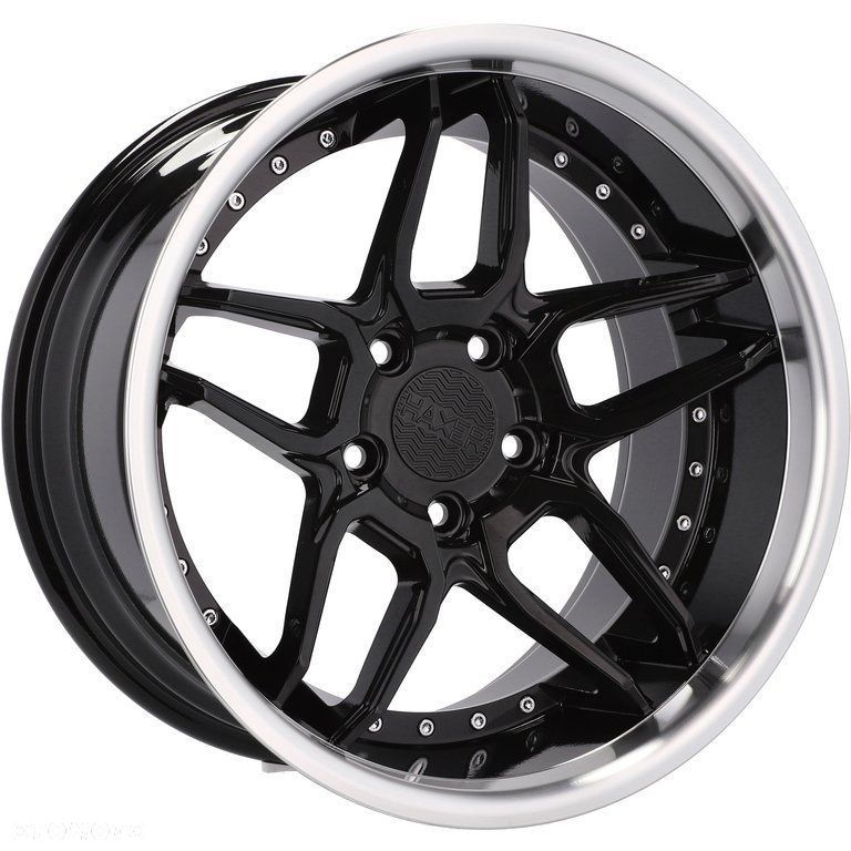 4x Felgi HAXER 18 m.in. do BMW E34 E38 E39 E60 E61 E65 8.5+10 Cali Szeroki Rant ! - SSA01 (HX030) - 6