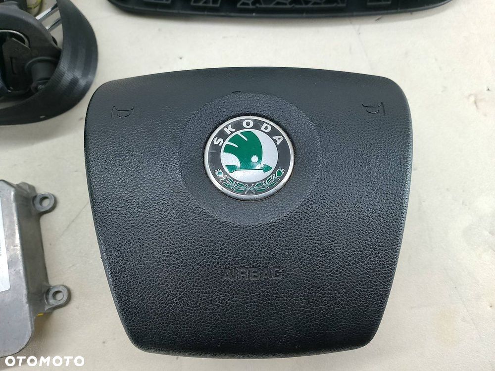 ZESTAW PODUSZEK AIRBAG, PASY SENSOR SKODA PRAKTIK 5J1880202 5J0880201D - 7