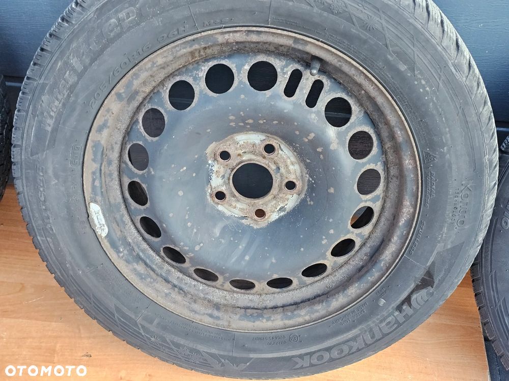 KOŁA FELGI STALOWE OPONY ZIMOWE 205/60 R 16 OPEL ASTRA J K MOKKA 5x105 ET39 - 5