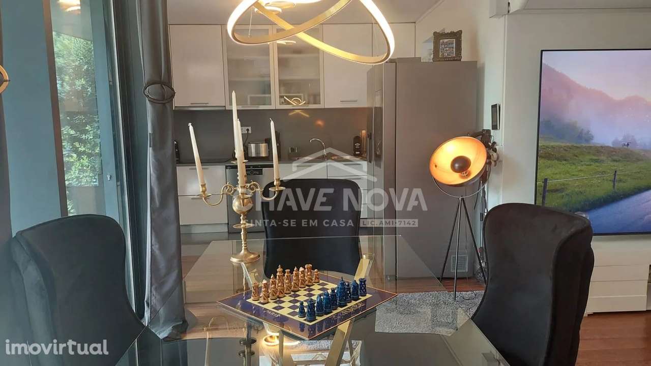 T1 em Cond.Fechado c/jardim e piscina em Mafamude - Grande imagem: 4/26