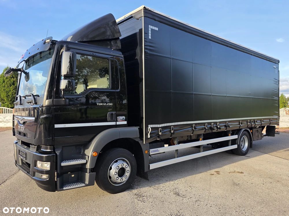 MAN TGM 12.290 / 15.290 / E6/ FIRANKA /BOCZNE DRZWI / BURTO-FIRANKA / 18PALET / WINDA / NISKI PRZEBIEG / 2018/ CAŁY NA PODUSZKACH / SERWISOWANY - 7