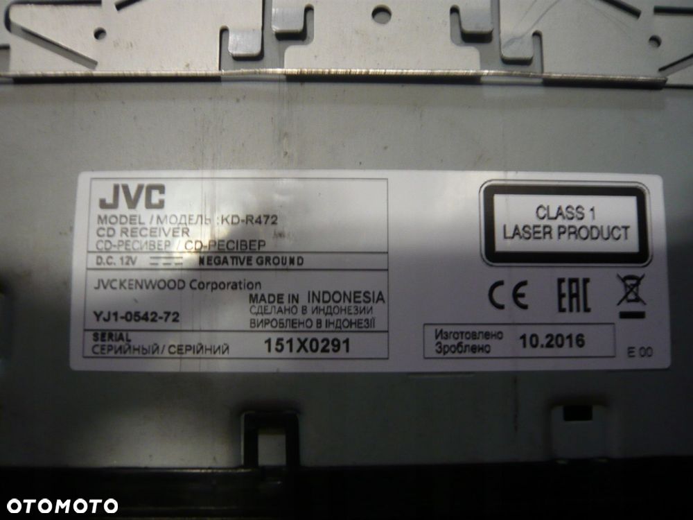 radio cd kd-r472 jvc - 2