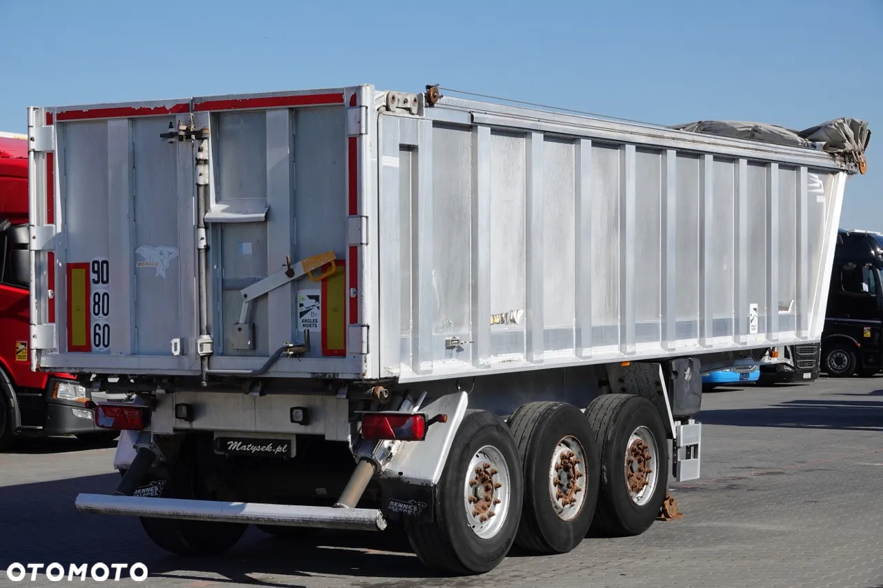 Benalu WYWROTKA ALUMINIOWA 28 M3 / OŚ PODNOSZONA / WAGA 5100 KG - 8
