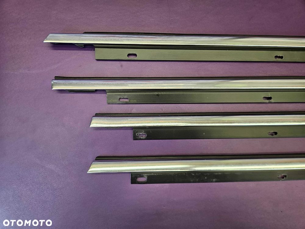 Listwa Listwy Zgarniajace Szyb Szyby Chrom Chromowane AUDI A6 C6 Sedan Kombi - 6