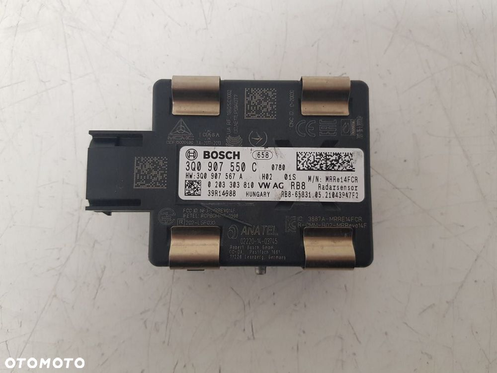 VW AUDI SKODA SEAT RADAR  MODUŁ ACC DISTRONIC  3Q0907550C 3Q0907567A - 2
