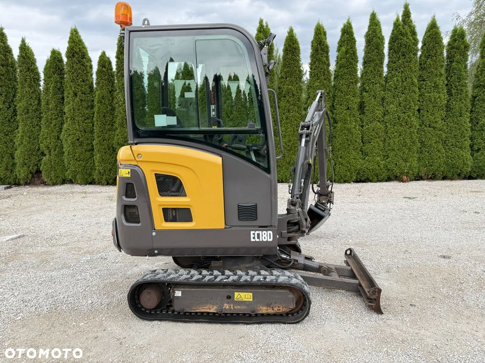 Volvo EC18D EC 18 D / Z NIEMIEC / PIĘKNA / POWERTILT / 2017 ROK / ORYGINAŁ / 15 16 17 20 22 301.6 301.8 VIO PC KX 018 19C 16C 18-3 - 33