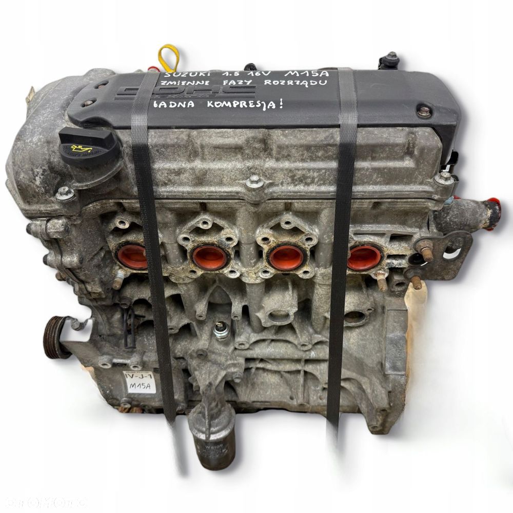 SILNIK KOMPLETNY Suzuki SX4 1.5 16V VVT 112KM benzyna zmienne fazy M15A - 1