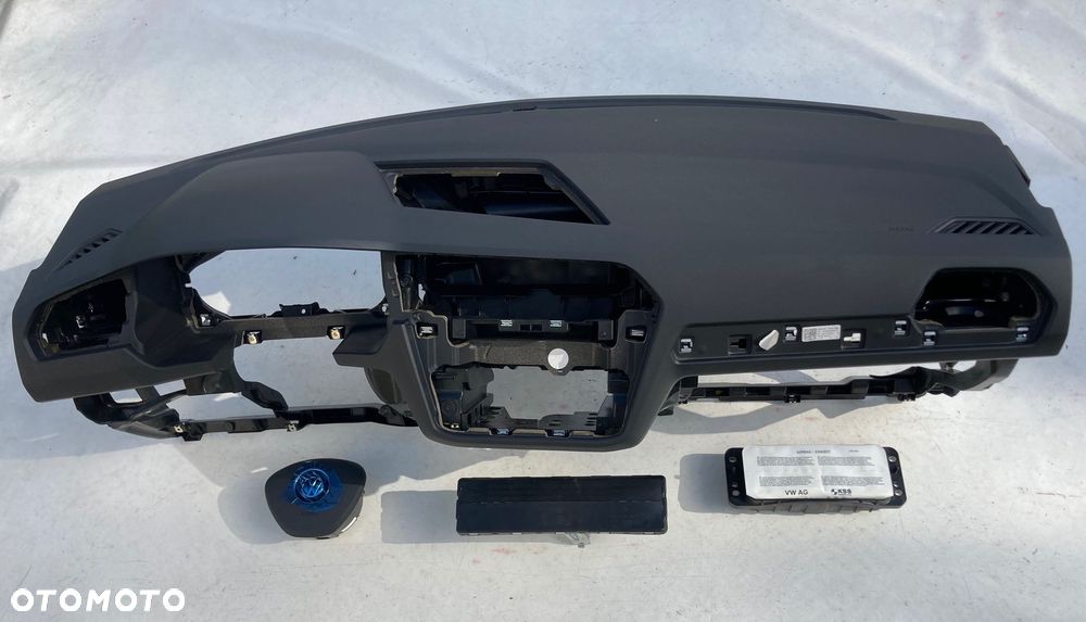 VW TIGUAN 5NA DESKA KONSOLA KOKPIT PULPIT PÓŁKA PARAPET AIRBAG SRS AIR BAG na wymianę od ręki na MAGAZYNIE Okazja !!! - 2