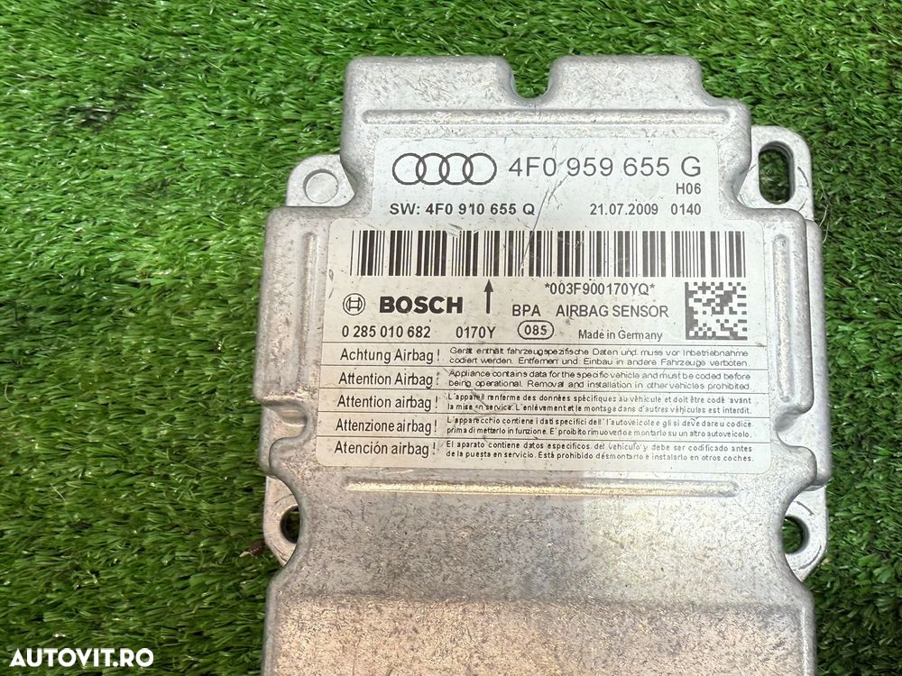 AIRBAG CALCULATOR (3 BUC. ) AUDI A6 C6 AVANT 2.0 DIESEL 2009 2006-2010 / AUDI A3 2.0 DIESEL 2012 2012-2020 / AUDI A3/A3 SPORTBACK 2.0 DIESEL 2011 2007-2012 COD OEM 4F0959655G 8P0959655S 8P7959655 - 8