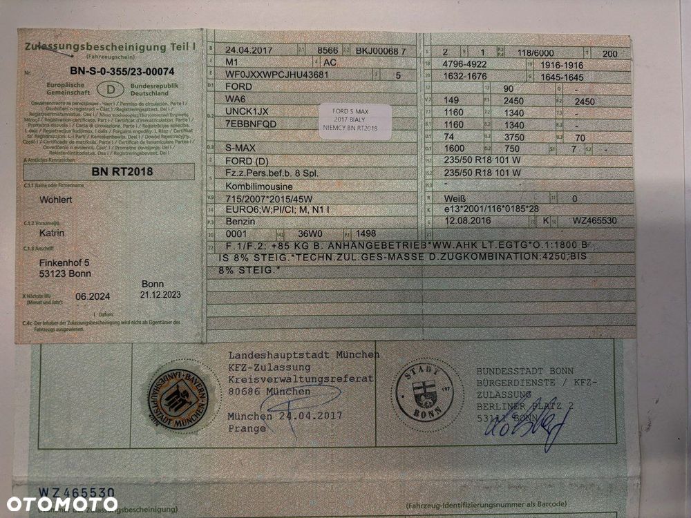 Ford S-Max 1.5 Eco Boost Start-Stopp Business - 34