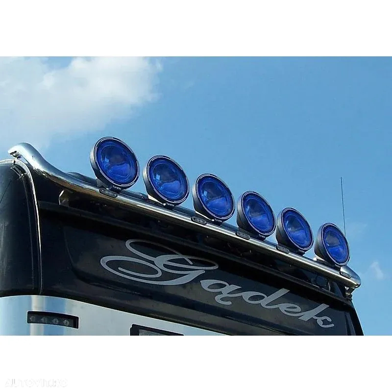 Bara proiectoare, Scania R, Topline, Highline, 7 x LED-uri, instalatie proiectoare si suporti - 10